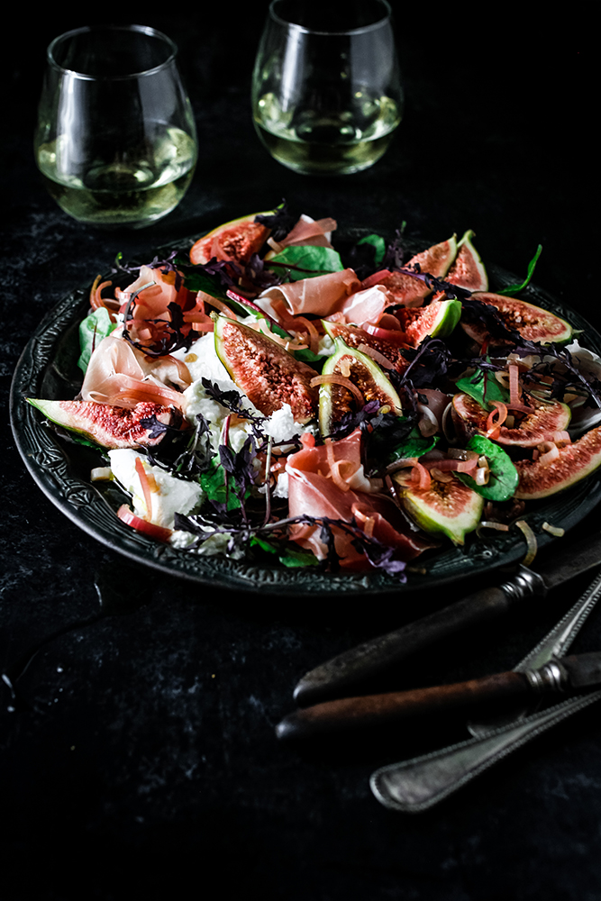 Fig Salad Pask photo by Fiona Hugues