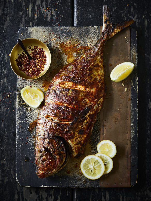 My Indian Kitchen. Baked Masala Fish. Recipe: Ashia Ismail-Singer.