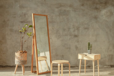 Brown Wooden Table With Chair