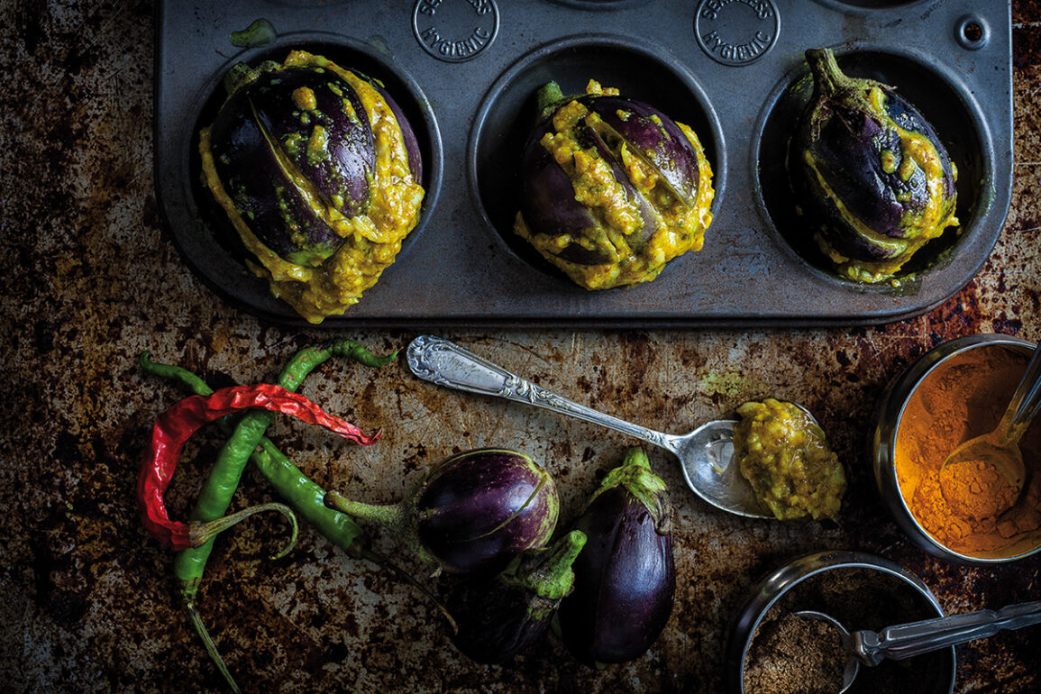 stuffed eggplant