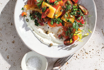 tomato with whipped feta recipe