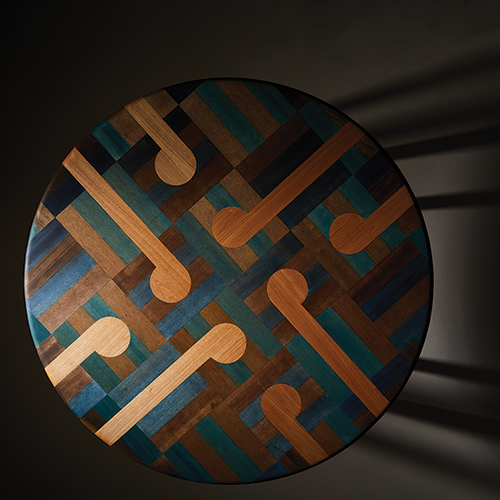 LETSWEAVE Round Dining Table