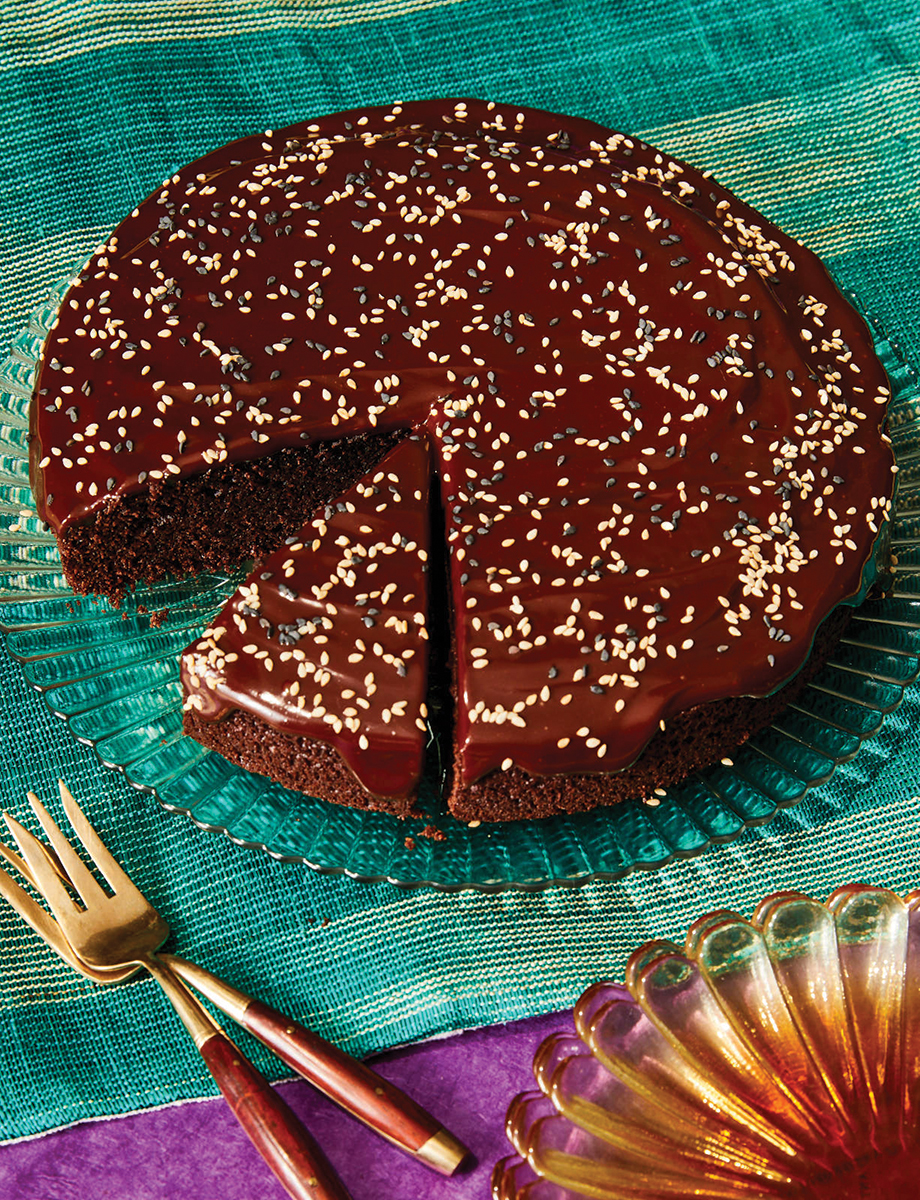 Sugarcane-Chocolate-Sesame-Oil-Cake